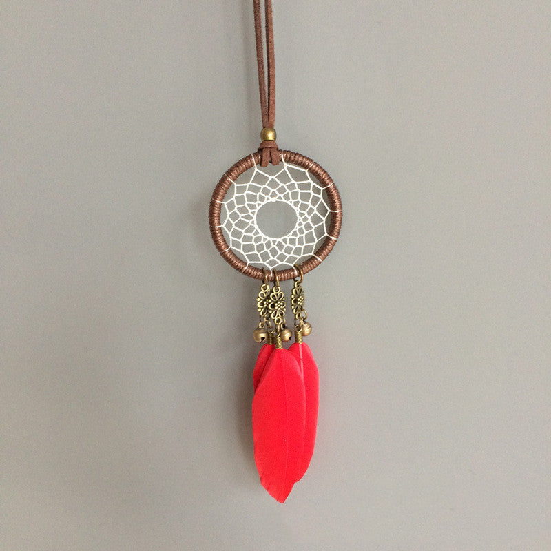 Creative Feather Car Pendant