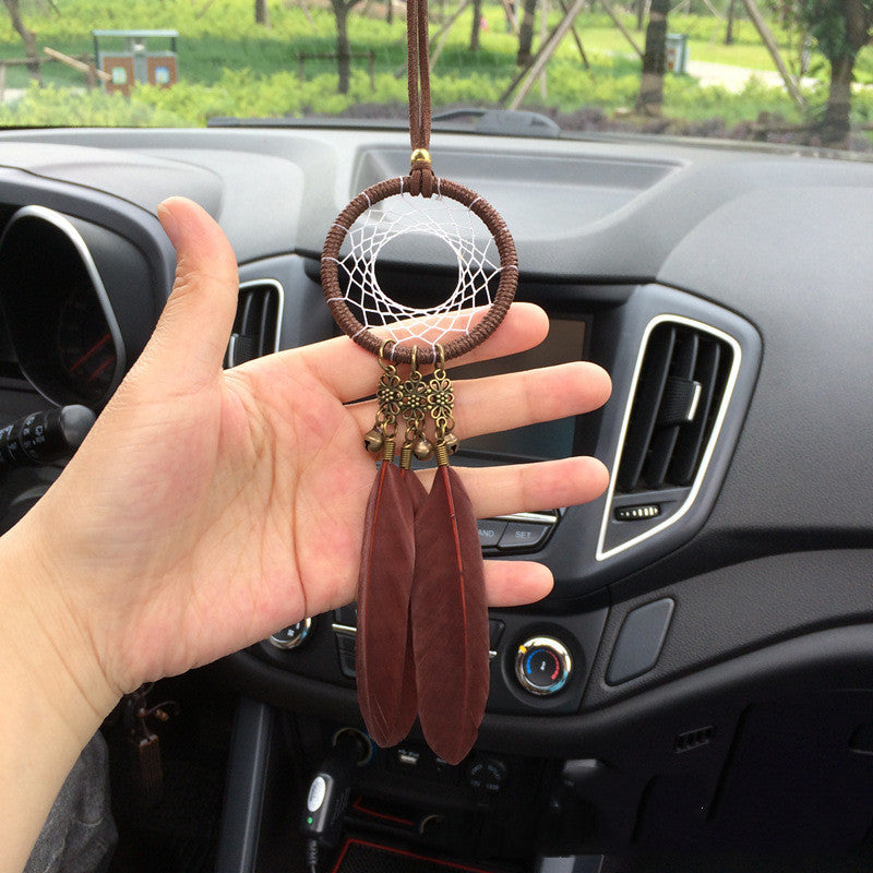 Creative Feather Car Pendant