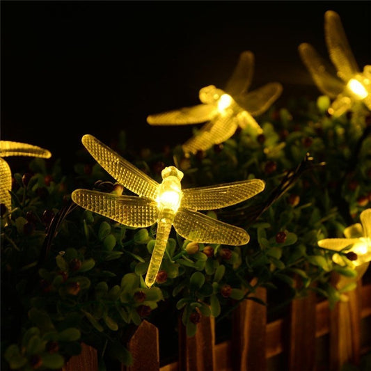 Dragonfly Outdoor Solar Led String Light