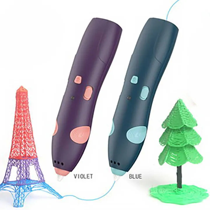3D Printing Doodler Pen with LCD Screen for kids including filament For DIY Arts Crafts Perfect