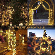 LED Tube Outdoor Waterproof Decorative String Solar Light Strip