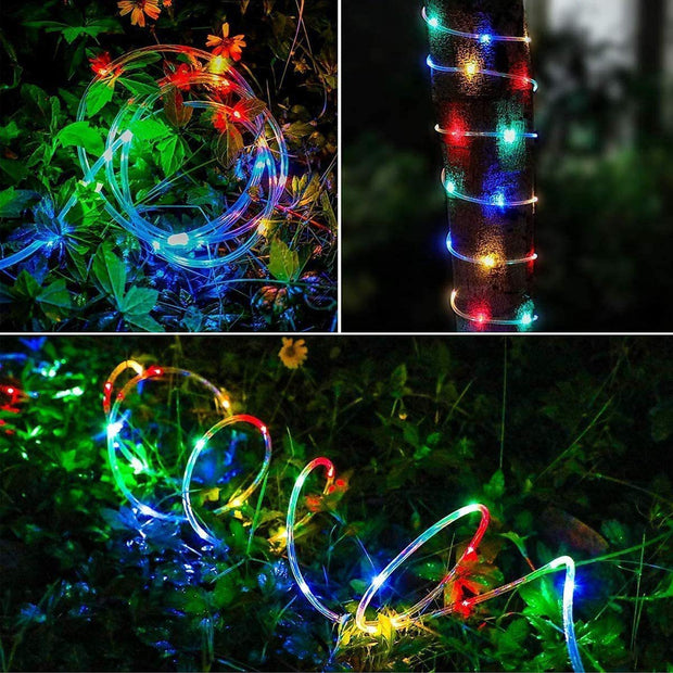 LED Tube Outdoor Waterproof Decorative String Solar Light Strip